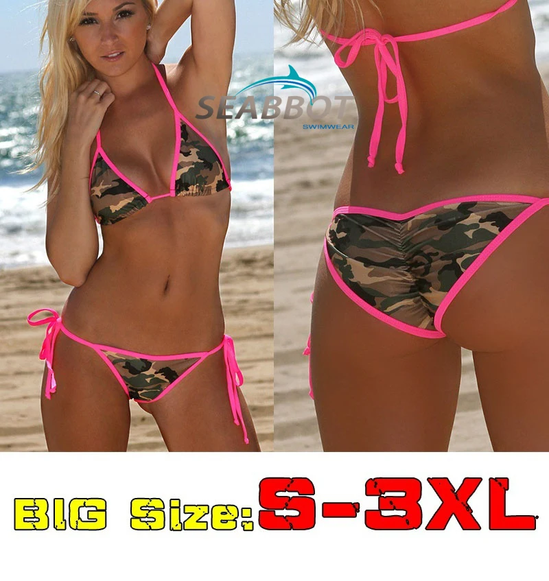 SEABBOT Women Swimwear With Two Piece Pink Sexy Lashing Bikinis Swimwear Beach Bathing Suit
SEABBOT Women Swimwear With Two Piece Pink Sexy Lashing Bikinis Swimwear Beach Bathing Suit