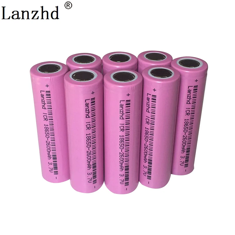8 pcs 18650 batteries rechargeable Battery 3.7V 2600mAh Original 18650 rechargeable batteries li-ion Battery ICR18650-26F
8 pcs 18650 batteries rechargeable Battery 3.7V 2600mAh Original 18650 rechargeable batteries li-ion Battery ICR18650-26F