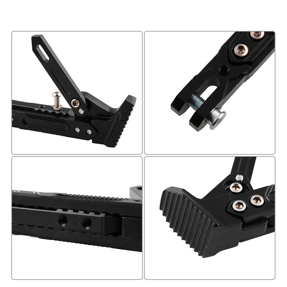 Motorcycle Parking Stand CNC Adjustable Skid Aluminum Alloy Motorcycle Support Stand Motorcycle Modified Parts Parking Stand
