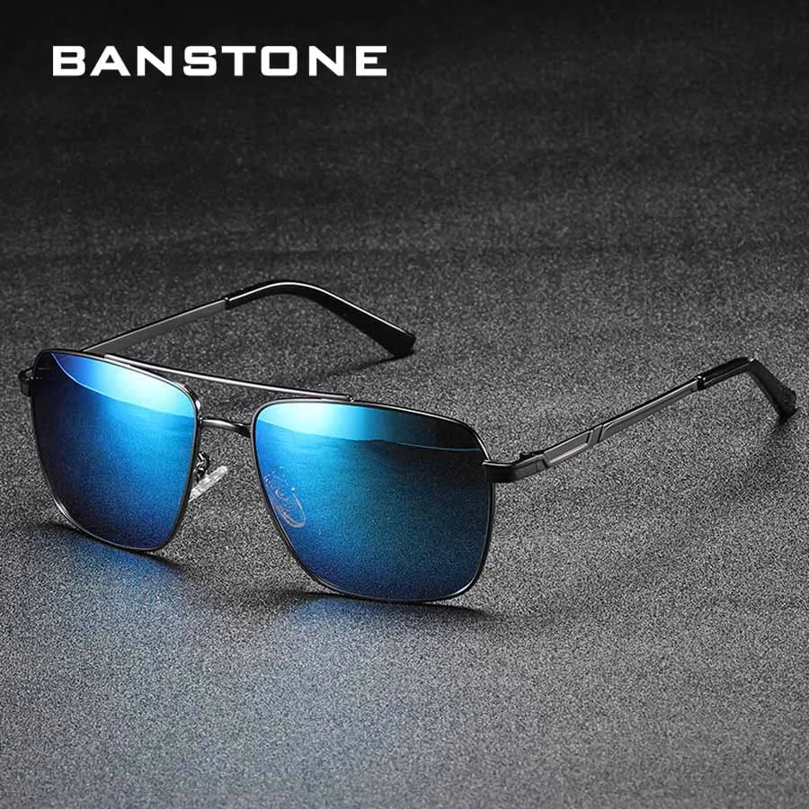 BANSTONE New Man Sunglasses Rectangle Metal Frame UV400 Polarized Sunglasses Square Green Pilot Sun Glasses for Men Driving
BANSTONE New Man Sunglasses Rectangle Metal Frame UV400 Polarized Sunglasses Square Green Pilot Sun Glasses for Men Driving