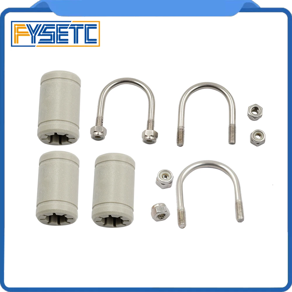 3 комплекта U-болтов из нержавеющей стали + запасные подшипники RJ4JP-01-08 Anet для Prusa i3 MK2 Prusa, обновленные Hephestos для 3D-принтера
3 комплекта U-болтов из нержавеющей стали + запасные подшипники RJ4JP-01-08 Anet для Prusa i3 MK2 Prusa, обновленные Hephestos для 3D-принтера