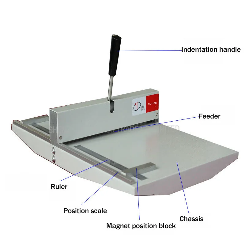 1 piece Brand new paper Creasing machine , paper creaser DC-16B for Creasing Length 526mm /20inch
1 piece Brand new paper Creasing machine , paper creaser DC-16B for Creasing Length 526mm /20inch
