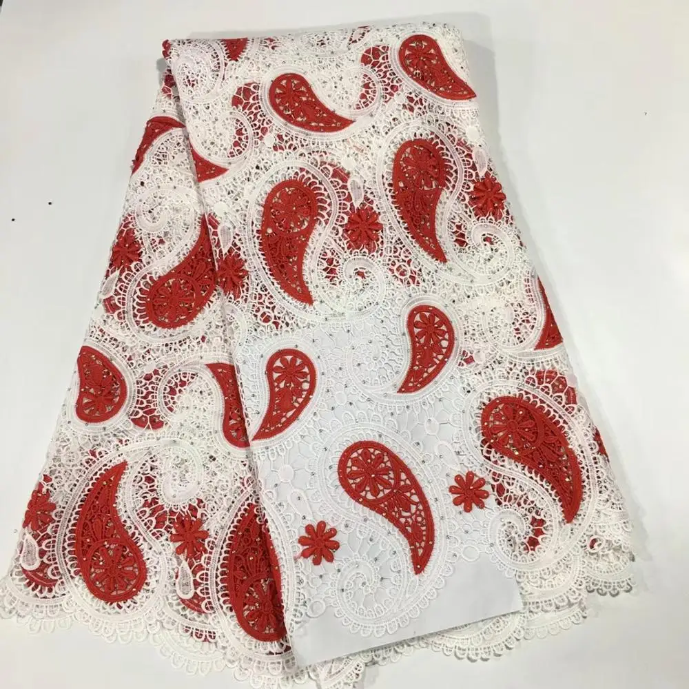 5yards 2019 nice look guipure lace fabric nigerian milk silk lace good quality water soluble lace for dress f12JUN223
5yards 2019 nice look guipure lace fabric nigerian milk silk lace good quality water soluble lace for dress f12JUN223