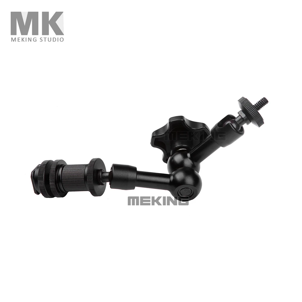 Selens M11-068 7" Magic arm Hydrostat Arm Articulating Arm holder with Shoe Mount light stand Photo Studio Accessories
Selens M11-068 7" Magic arm Hydrostat Arm Articulating Arm holder with Shoe Mount light stand Photo Studio Accessories