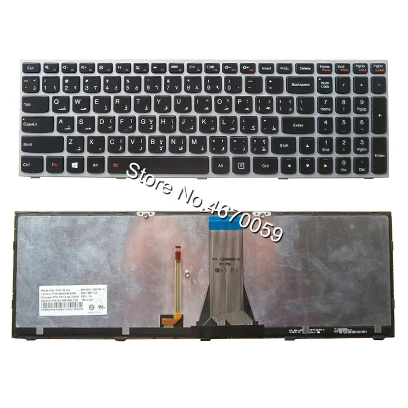Арабский Подсветка клавиатура для lenovo G50 80 45 30 70 Z50 B50 300 15ISK Flex2 15 серия AR Клавиатура