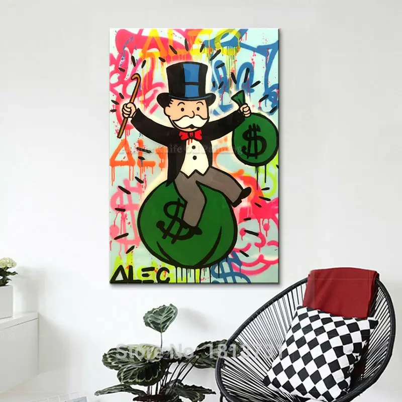 Alec Pop Art Painting On Canvas Street Urban Money Art Acrylic Painting Wall Art Wall Pictures Home Decoration For Living Room
Alec Pop Art Painting On Canvas Street Urban Money Art Acrylic Painting Wall Art Wall Pictures Home Decoration For Living Room