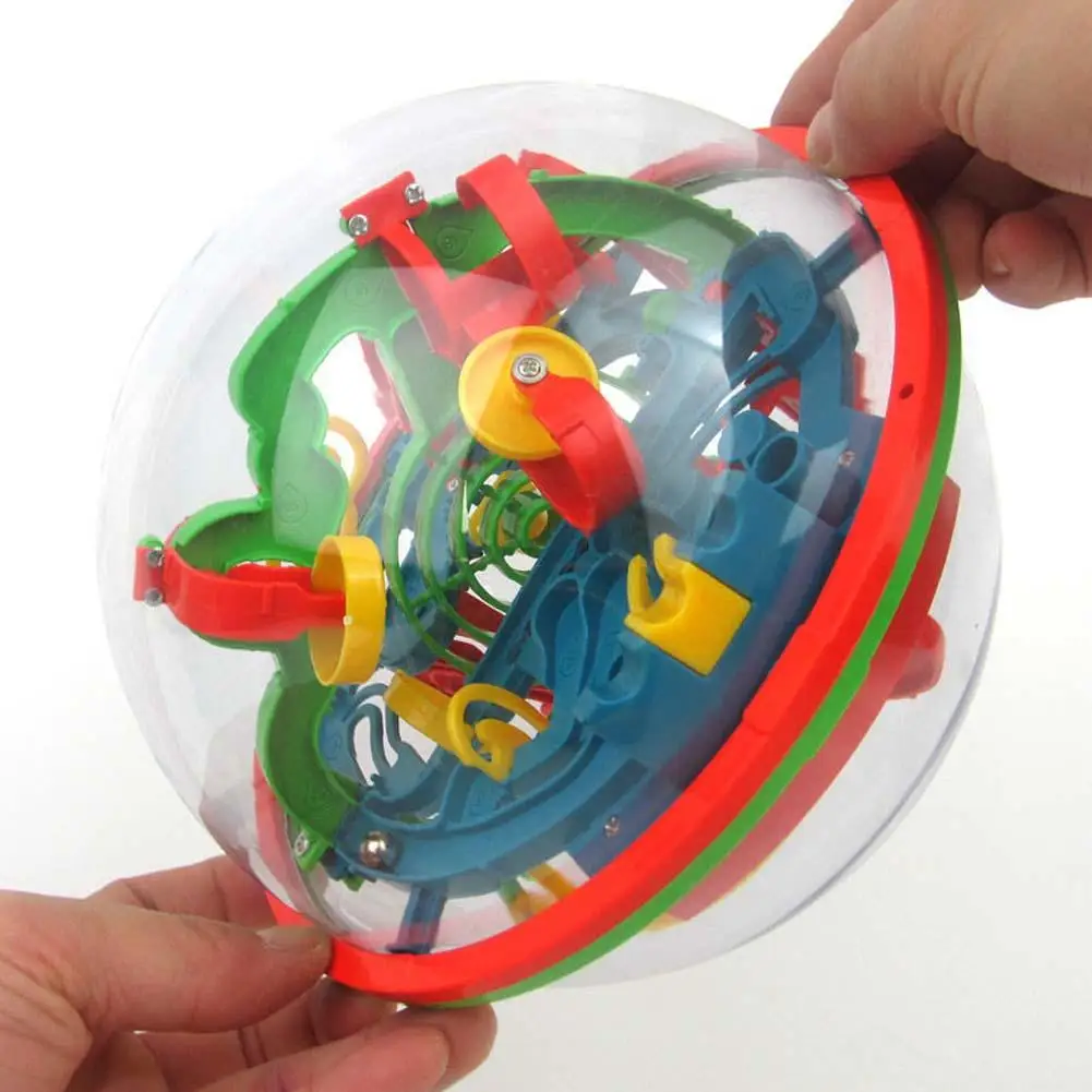 100 Levels 3D Magic Maze Ball Intellect Puzzle Game Brain Teaser Rolling Ball Baby Learning Educational Toy Orbit Game For Kids
100 Levels 3D Magic Maze Ball Intellect Puzzle Game Brain Teaser Rolling Ball Baby Learning Educational Toy Orbit Game For Kids
