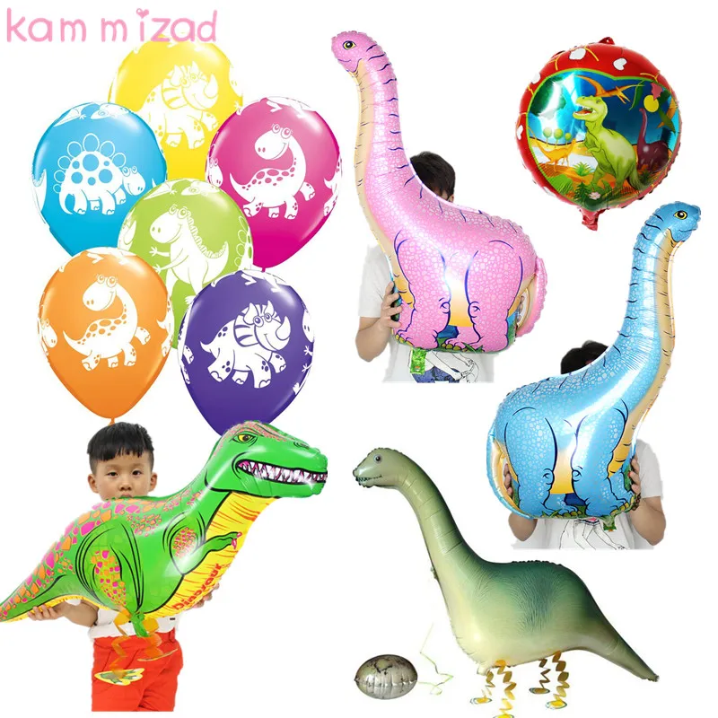 KAMMIZAD Walking Balloons Wild Dinosaur Jurassic Period Ancient Tyrannosaurus Children Balloon Jungle Party Globos Supplies
KAMMIZAD Walking Balloons Wild Dinosaur Jurassic Period Ancient Tyrannosaurus Children Balloon Jungle Party Globos Supplies