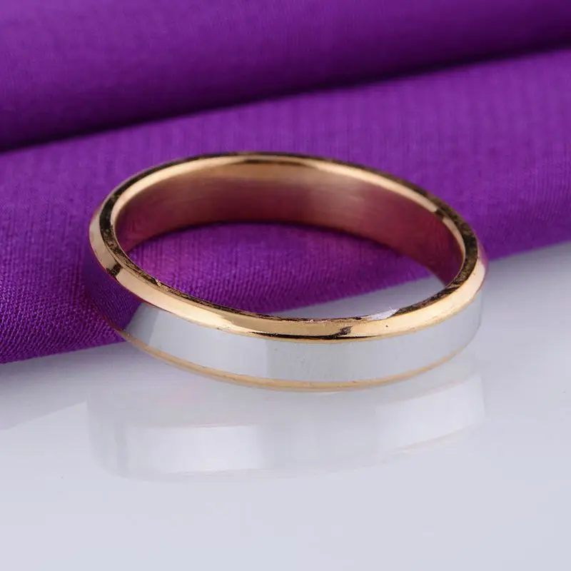 Wholesale Silver Plated ring, Silver Plated fashion jewelry, rounded golden love /cekakvra dvsammza LQ-R096