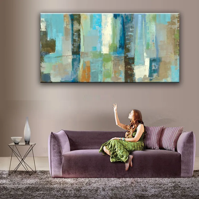 hot sale handpainted Blue Brown Modern Oil painting Wall Art Canvas Bedroom Wall Art Picture for Living Room Cuadros Home Decor
hot sale handpainted Blue Brown Modern Oil painting Wall Art Canvas Bedroom Wall Art Picture for Living Room Cuadros Home Decor