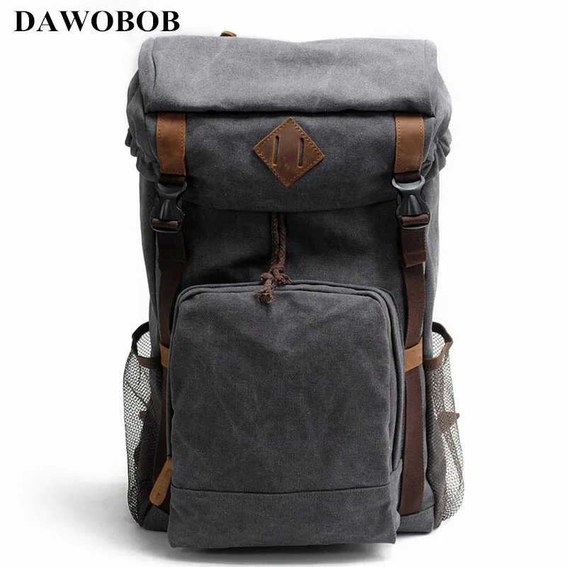 Vintage Leather Military Canvas Backpack Men's Backpack School Bag drawstring Backpack Travel Large Capacity Backpack Rucksack
Vintage Leather Military Canvas Backpack Men's Backpack School Bag drawstring Backpack Travel Large Capacity Backpack Rucksack