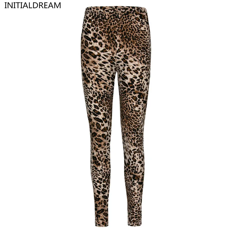 INITIALDREAM Women Leopard Print Leggings Spring and Autumn High Elasticity Pant Leggins High Waist Soft Woman Leggings 
INITIALDREAM Women Leopard Print Leggings Spring and Autumn High Elasticity Pant Leggins High Waist Soft Woman Leggings