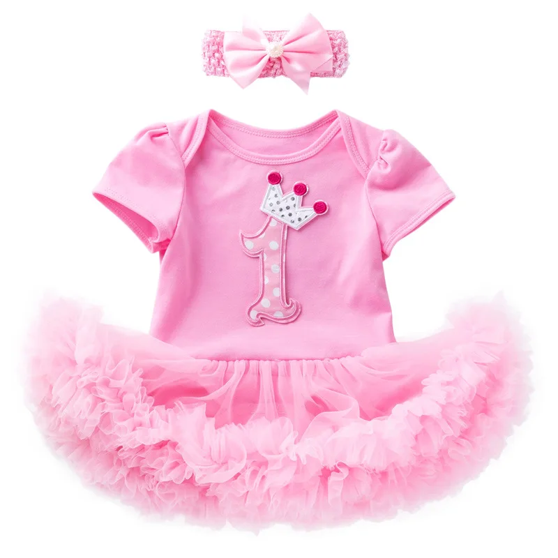 Baby Girls Birthday Outfits Dresses for 1st First Birthday Party Romper + Bow Headband 1 Year Christening Tutu Dress 2Pcs Suit
Baby Girls Birthday Outfits Dresses for 1st First Birthday Party Romper + Bow Headband 1 Year Christening Tutu Dress 2Pcs Suit