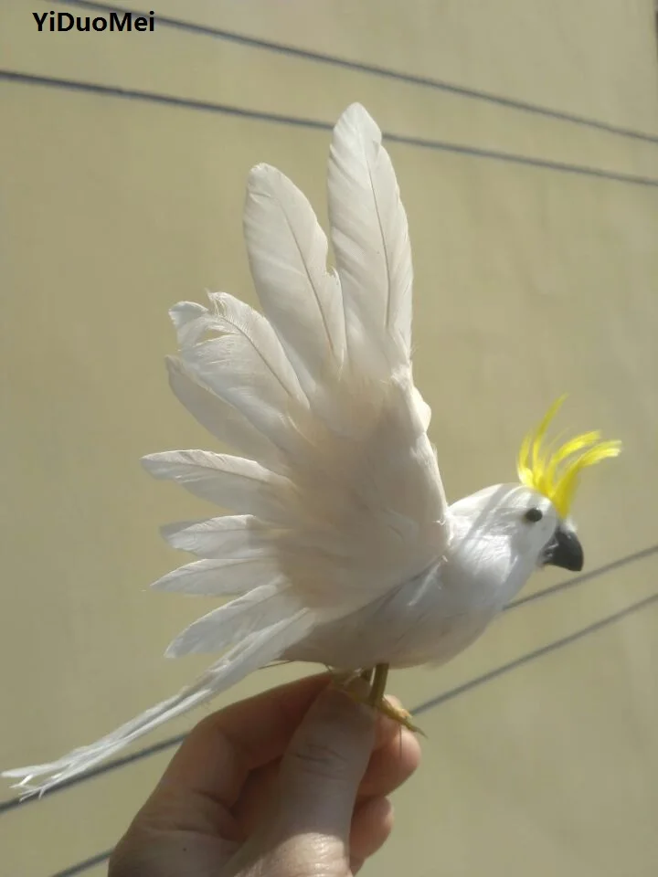 about 20x25cm white feathers cockatoo parrot spreading wings feathers parrot handicraft,prop,garden decoration gift p1420
about 20x25cm white feathers cockatoo parrot spreading wings feathers parrot handicraft,prop,garden decoration gift p1420