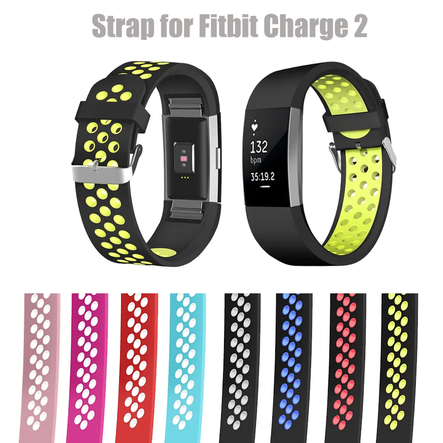 LAOKE Replacement Bracelet for Fitbit charge 2 Smart Wristband Double Color Silicone Sports Strap Watch Band For Fitbit Charge 2
LAOKE Replacement Bracelet for Fitbit charge 2 Smart Wristband Double Color Silicone Sports Strap Watch Band For Fitbit Charge 2