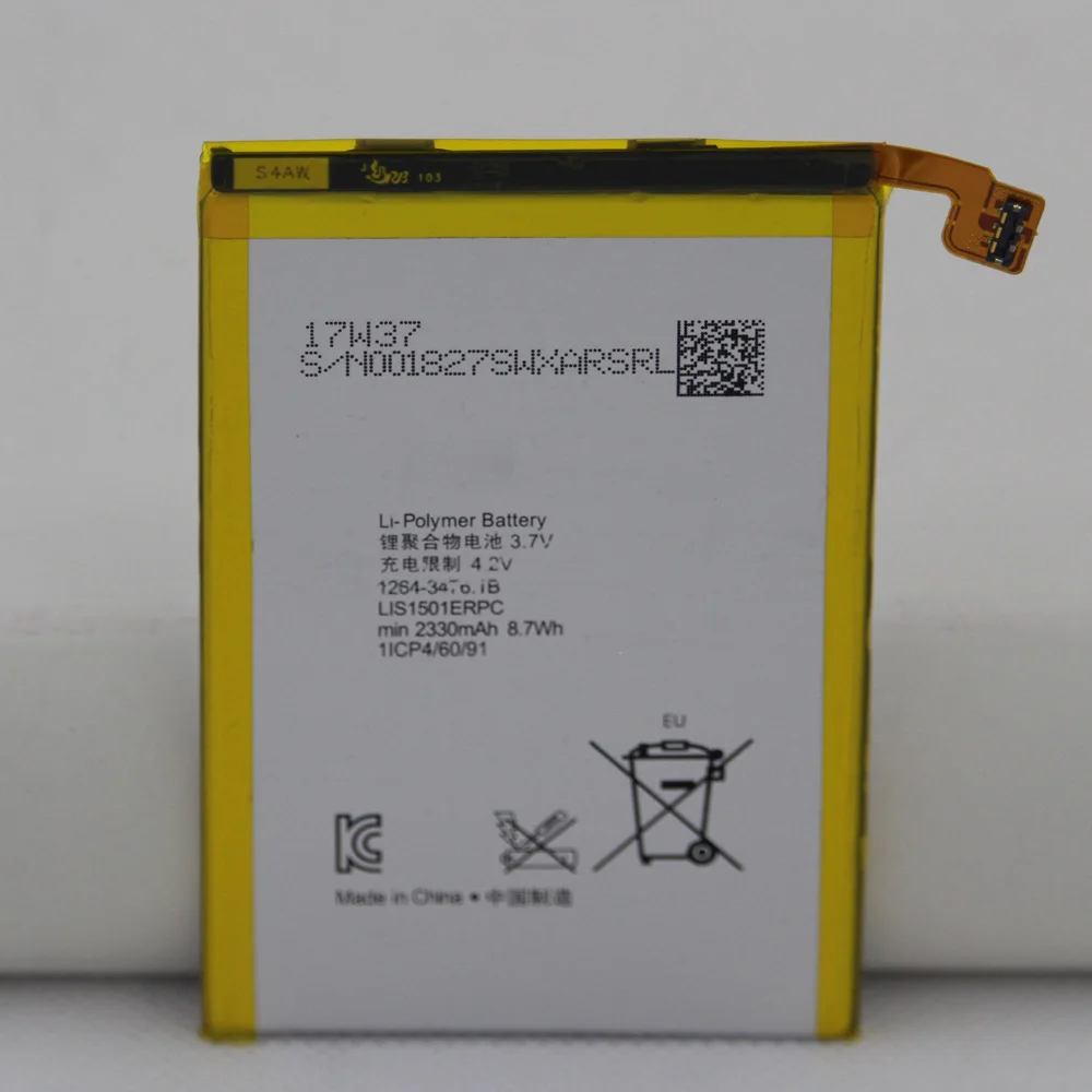 2 шт./лот ISUNOO LIS1501ERPC батарея для SONY Xperia ZL непосредственный сбыт из L35h ZQ L35i C6502 C6503 C6506 2330 мА-ч
2 шт./лот ISUNOO LIS1501ERPC батарея для SONY Xperia ZL непосредственный сбыт из L35h ZQ L35i C6502 C6503 C6506 2330 мА-ч