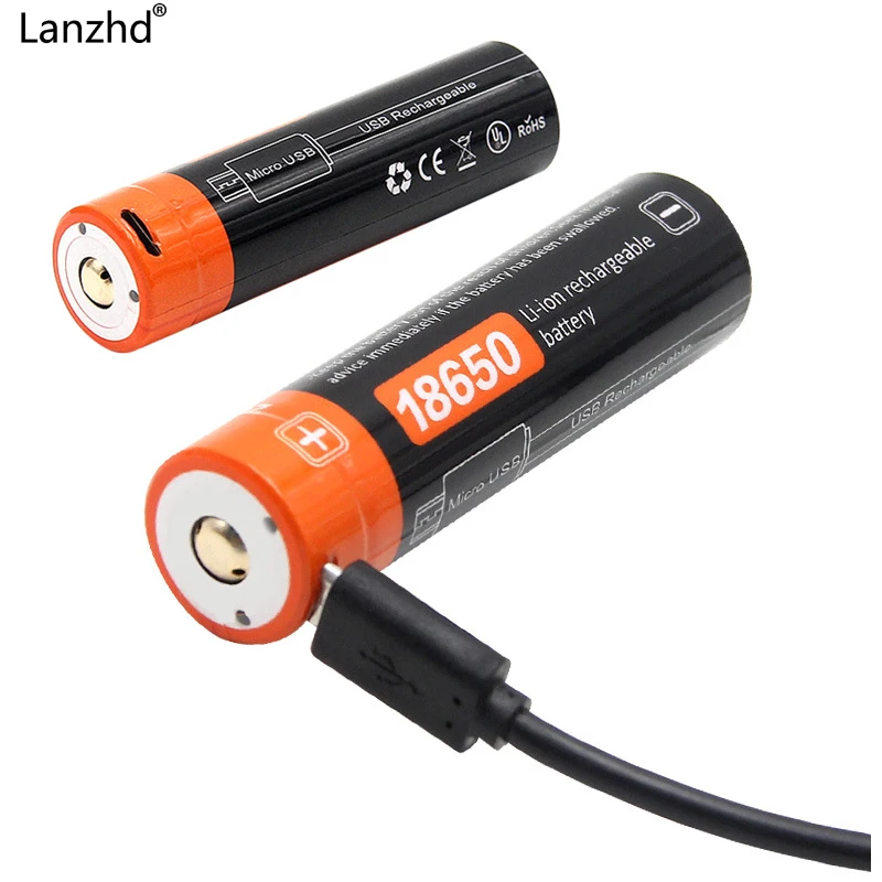 18650 Battery Li-ion 3.7v USB Rechargeable batteries 18650 2600mAh Actual High Capacity Micro USB DC-Charging Intelligent Cell 
18650 Battery Li-ion 3.7v USB Rechargeable batteries 18650 2600mAh Actual High Capacity Micro USB DC-Charging Intelligent Cell