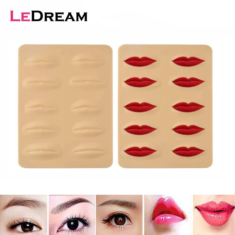 10pcs/lot 3D Silicone Permanent Makeup Tattoo Training Practice Fake False Skin Lips For Microblading Tattoo Machine Beginner
10pcs/lot 3D Silicone Permanent Makeup Tattoo Training Practice Fake False Skin Lips For Microblading Tattoo Machine Beginner