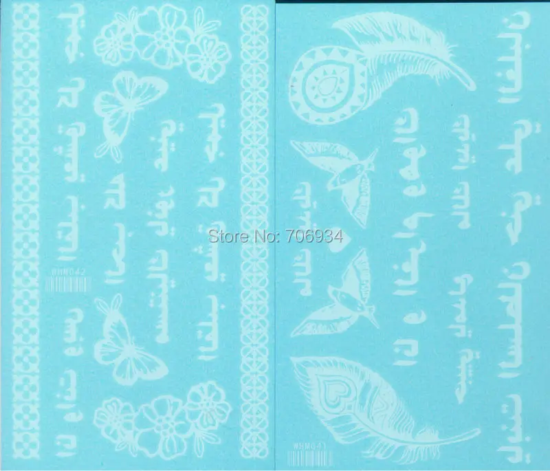 New Temporary Tattoos White Henna&Lace Tattoos 10pcs Body Tattoo Waterproof Arm Chest Tattoos 6.8*3.9 Inch WHM
New Temporary Tattoos White Henna&Lace Tattoos 10pcs Body Tattoo Waterproof Arm Chest Tattoos 6.8*3.9 Inch WHM