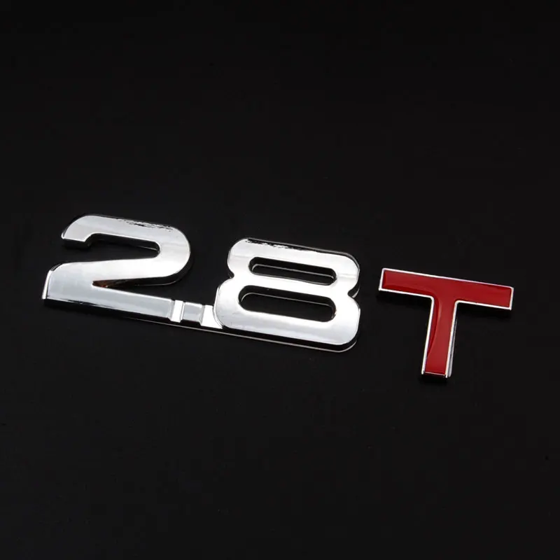 Metal 3D 2.8T Turbo Car Sticker 2.8 T Rear Trunk Emblem Badge Decal Personality Fit for SRX 9-3 Liberty 2005-2011
Metal 3D 2.8T Turbo Car Sticker 2.8 T Rear Trunk Emblem Badge Decal Personality Fit for SRX 9-3 Liberty 2005-2011