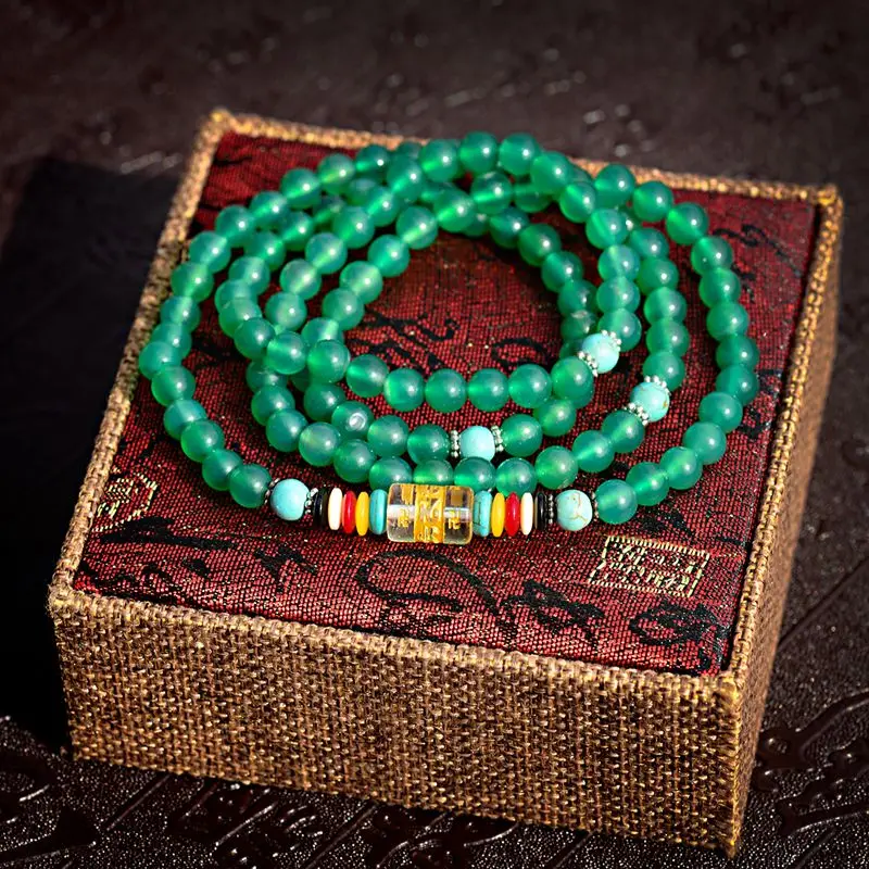 11style Green Healing Crystals Natural Stone Buddhist Prayer Beads Tibetan Mala Stretch Bracelet Necklace Boho Jewelry
11style Green Healing Crystals Natural Stone Buddhist Prayer Beads Tibetan Mala Stretch Bracelet Necklace Boho Jewelry