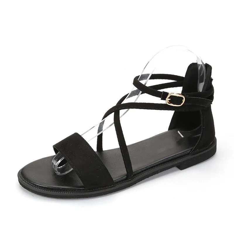 2018 New Women Rome Flat Sandals Female Students Cross-buckle Tie Shoes Thick Shoes Sandals Female Fish Mouth Cover Heel
2018 New Women Rome Flat Sandals Female Students Cross-buckle Tie Shoes Thick Shoes Sandals Female Fish Mouth Cover Heel