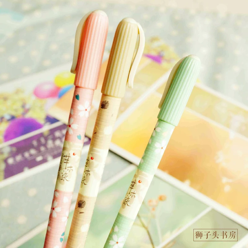 12 PCS korea stationery unisex small fresh morning 0.35mm light pen black gel pen
12 PCS korea stationery unisex small fresh morning 0.35mm light pen black gel pen