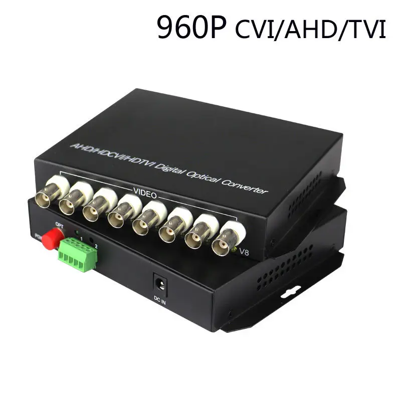 JYTTEK HD 960P 720P AHD CVI TVI 8CH волоконно-оптический преобразователь видео TX и Rx для HD CCTV
JYTTEK HD 960P 720P AHD CVI TVI 8CH волоконно-оптический преобразователь видео TX и Rx для HD CCTV