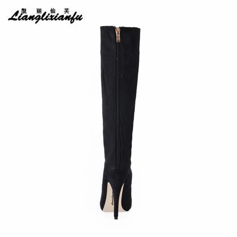 LLXF Over the Knee Motorcycle boots 11cm Thin Heels Zipper Shoes woman botas mujer Flock SM pumps Plus:35-42 43 Drop shipping
LLXF Over the Knee Motorcycle boots 11cm Thin Heels Zipper Shoes woman botas mujer Flock SM pumps Plus:35-42 43 Drop shipping