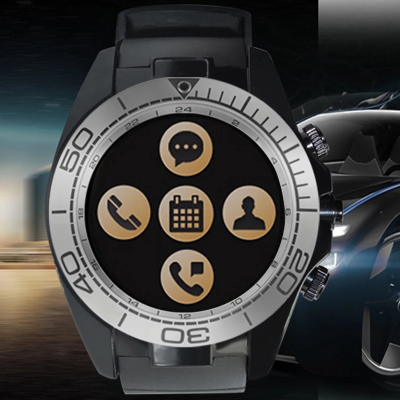 Смарт-часы SIAJE Bluetooth SW007 с камерой Facebook Whatsapp Twitter Синхронизация SMS Smartwatch поддержка