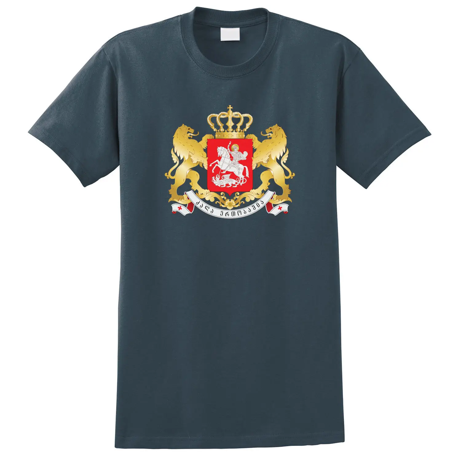 2019 Brand Clothing Men Printed Fashion Design Georgia Coat of Arms Print T-Shirtmuscle Men Men'S T Shirts
2019 Brand Clothing Men Printed Fashion Design Georgia Coat of Arms Print T-Shirtmuscle Men Men'S T Shirts
