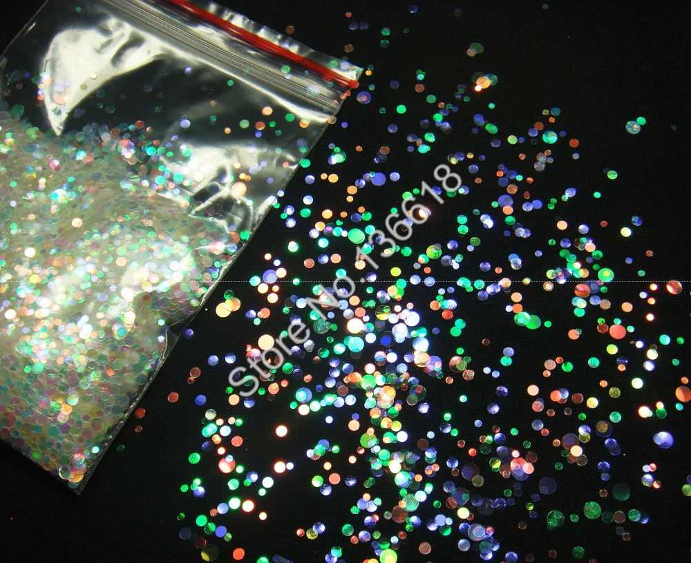 50g-Mixed Size Round Dot White with Purple Gold Green Tints Specular Luster Glitter Shape for Nail Art Glitter Craft Decoration
50g-Mixed Size Round Dot White with Purple Gold Green Tints Specular Luster Glitter Shape for Nail Art Glitter Craft Decoration