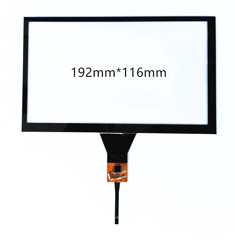 8-inch capacitive touch screen 192*116/6-wire touch screen / DVD navigation capacitive touch screen
8-inch capacitive touch screen 192*116/6-wire touch screen / DVD navigation capacitive touch screen