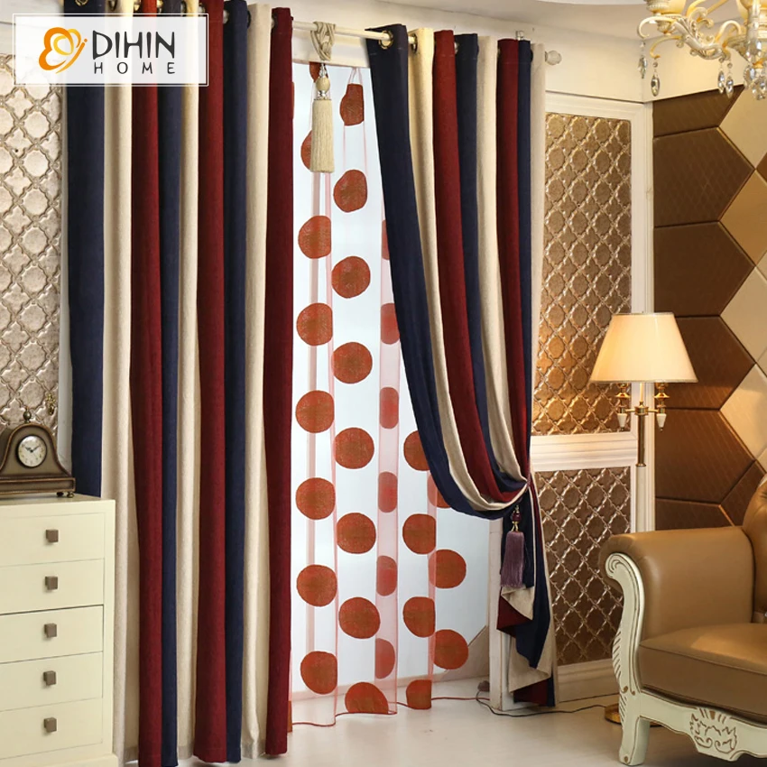 DIHIN 1 PC Modern Style Soft Cloth Striped Curtains Window Screening Custom Made Curtains For Living Room High Quality
DIHIN 1 PC Modern Style Soft Cloth Striped Curtains Window Screening Custom Made Curtains For Living Room High Quality