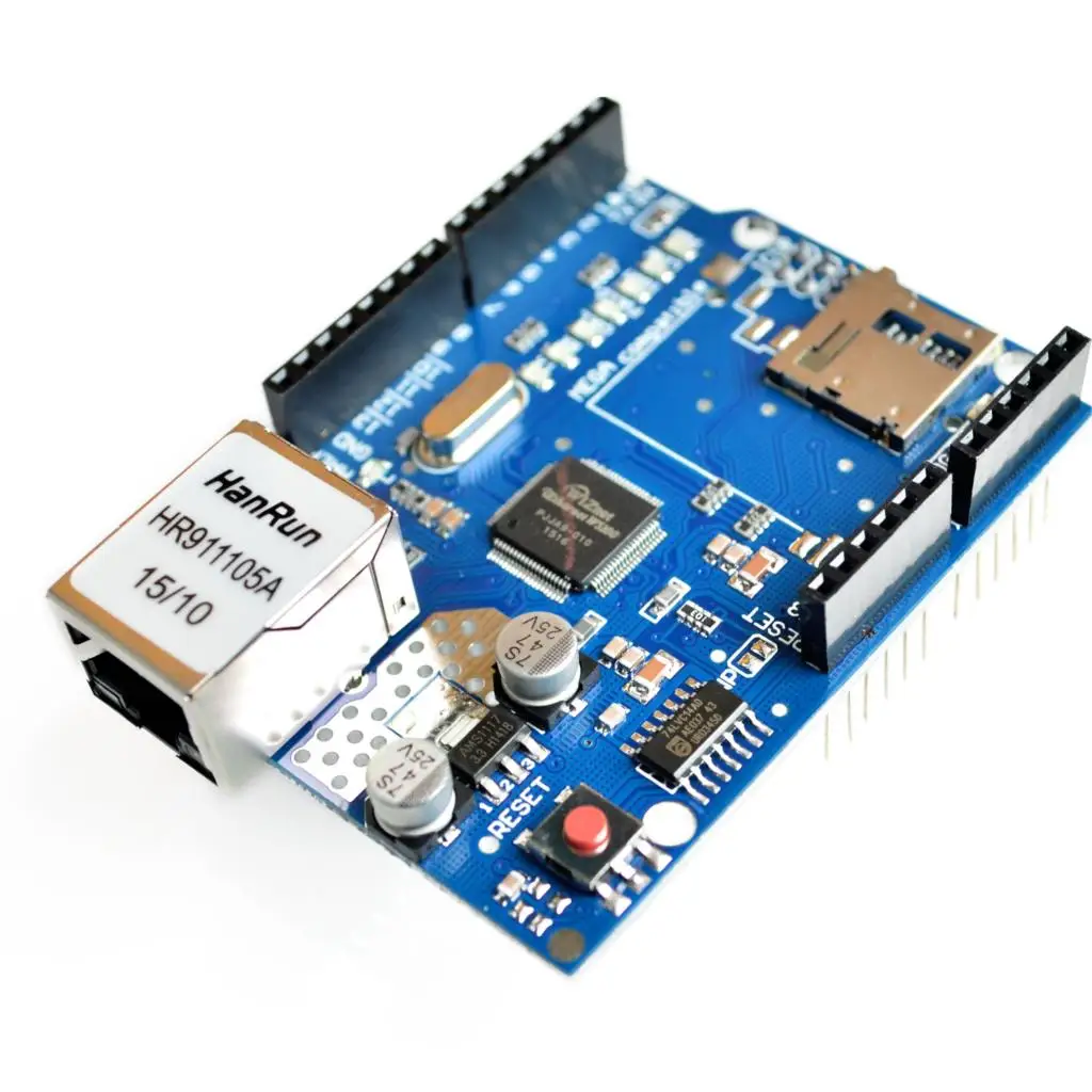 Экран UNO Shield Ethernet W5100 R3 Mega 2560 1280 328 UNR <только плата разработки W5100|development board|ethernet