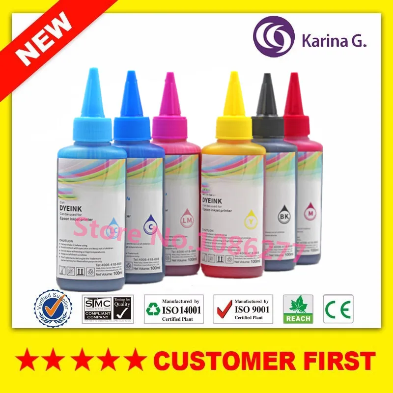 600ML Dye Ink Refill Kits For Epson Stylus Photo RX700 Printer Ink for T5591 - T5596 for Epson RX700
600ML Dye Ink Refill Kits For Epson Stylus Photo RX700 Printer Ink for T5591 - T5596 for Epson RX700