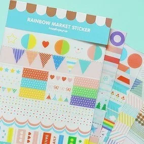 1-Pack Kawaii Rainbow Series Diary Sticker for scrapbooking , DIY decoration , lovely kids rainbow decorative sticker
1-Pack Kawaii Rainbow Series Diary Sticker for scrapbooking , DIY decoration , lovely kids rainbow decorative sticker