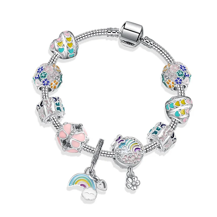 Fashion Luxury DIY Beads Rose Gold Crystal Bracelet & Bangle Brand Women Bracelet Unique Charm Bracelet For Women Jewelry Gift
Fashion Luxury DIY Beads Rose Gold Crystal Bracelet & Bangle Brand Women Bracelet Unique Charm Bracelet For Women Jewelry Gift