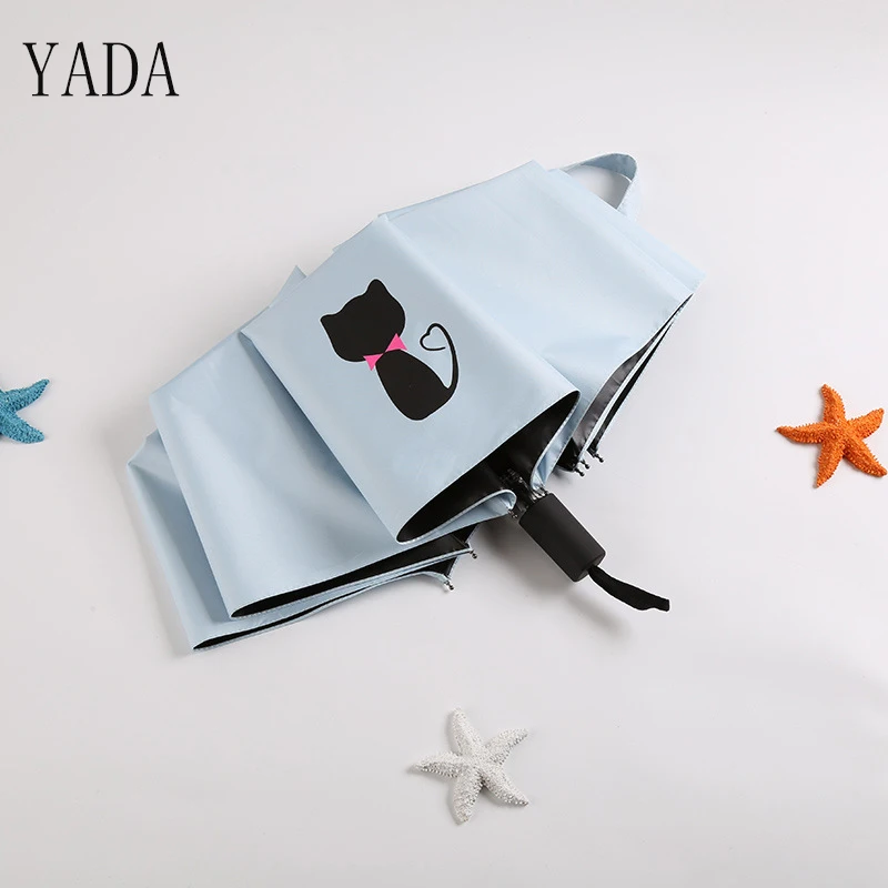 YADA Back Cats Pattern Charms Folding Umbrella Rain Women uv High Quality Umbrella For Womens Korea Style Child Umbrellas YS428
YADA Back Cats Pattern Charms Folding Umbrella Rain Women uv High Quality Umbrella For Womens Korea Style Child Umbrellas YS428