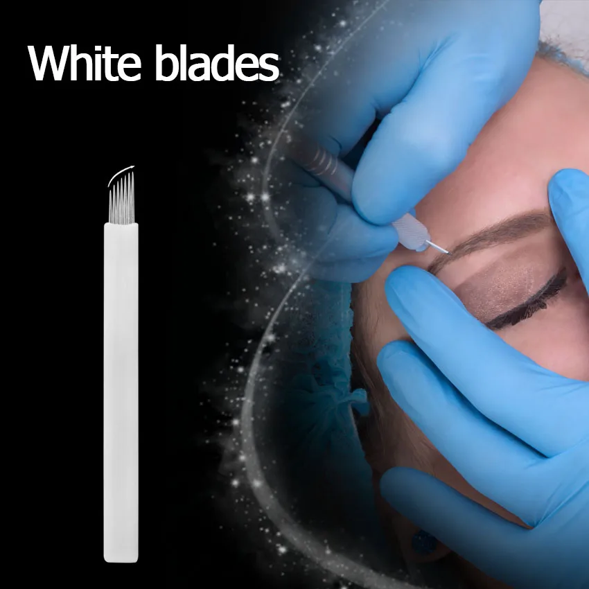 Eyebrow Tattoo Needles 100Pcs Permanent Makeup Lip Eyeliner Microblading Needles Disposable for Tattoo Manual Pen 3D Embroidery
Eyebrow Tattoo Needles 100Pcs Permanent Makeup Lip Eyeliner Microblading Needles Disposable for Tattoo Manual Pen 3D Embroidery