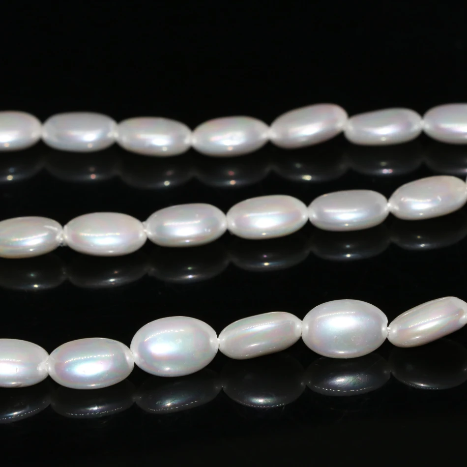 High grade oval shape factory outlet 5*10mm natural white shell pearl charms fit diy necklace bracelet loose beads 15inch B2284
High grade oval shape factory outlet 5*10mm natural white shell pearl charms fit diy necklace bracelet loose beads 15inch B2284