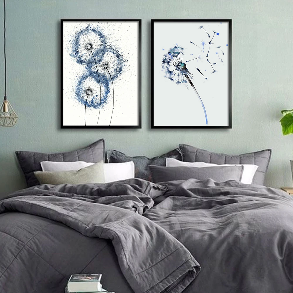 Nordic Decoration Blue Dandelion Wall Art Canvas Flowers Poster and Print Animal Canvas Painting Picture for Living Room Decor 
Nordic Decoration Blue Dandelion Wall Art Canvas Flowers Poster and Print Animal Canvas Painting Picture for Living Room Decor