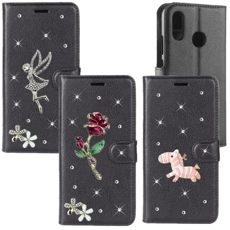 Кожаный чехол бумажник с откидной крышкой для Huawei P20 lite P30 Mate 20 10 Honor 9 6C pro 7C 7X 8X P9 plus P