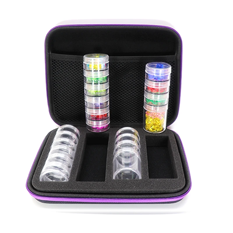 New Diamond Painting Accessories 22 Bottles EVA Container Storage Bag Carry Case Holder with Embroidery Box Hand Bag Zipper
New Diamond Painting Accessories 22 Bottles EVA Container Storage Bag Carry Case Holder with Embroidery Box Hand Bag Zipper