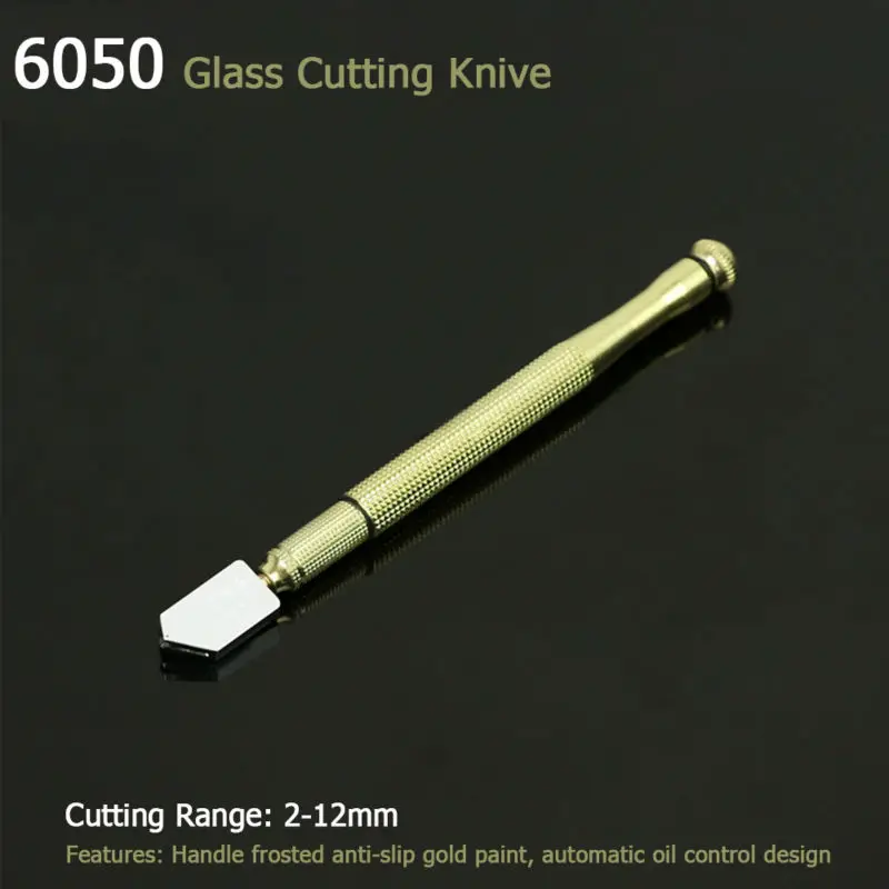 6050 Glass cutting knive Glass breaking device Antislip Metal Handle Steel Blade Oil Filled Glass Cutter Cutting Tool
6050 Glass cutting knive Glass breaking device Antislip Metal Handle Steel Blade Oil Filled Glass Cutter Cutting Tool