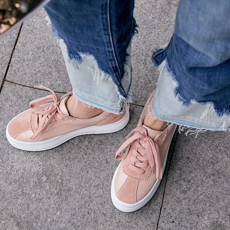Zorssar Genuine Leather Women's Platform Sneakers 2019 Fashion Women White Pink Dad Shoes Woman Casual Chunky Trainers
Zorssar Genuine Leather Women's Platform Sneakers 2019 Fashion Women White Pink Dad Shoes Woman Casual Chunky Trainers