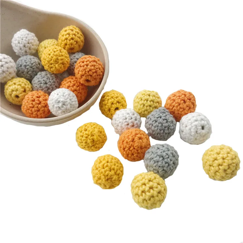 10pc Baby Nursing Teething Natural Wooden Crochet Beads Chewable Beads DIY Jewelry Nursing Accessories Toy Baby Teether 20mm
10pc Baby Nursing Teething Natural Wooden Crochet Beads Chewable Beads DIY Jewelry Nursing Accessories Toy Baby Teether 20mm