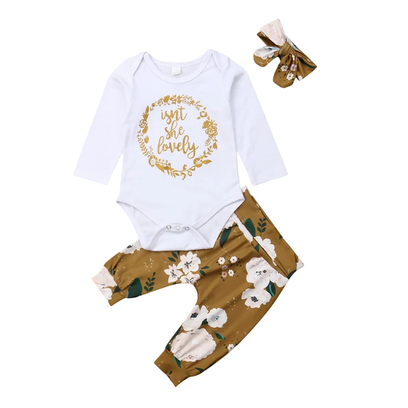 Newborn Kids Floral Cotton Sunsuit Clothes Set Toddler Baby Girl 3Pcs Summer Outfit Romper Jumpsuit Bodysuit Pants Headband Set
Newborn Kids Floral Cotton Sunsuit Clothes Set Toddler Baby Girl 3Pcs Summer Outfit Romper Jumpsuit Bodysuit Pants Headband Set