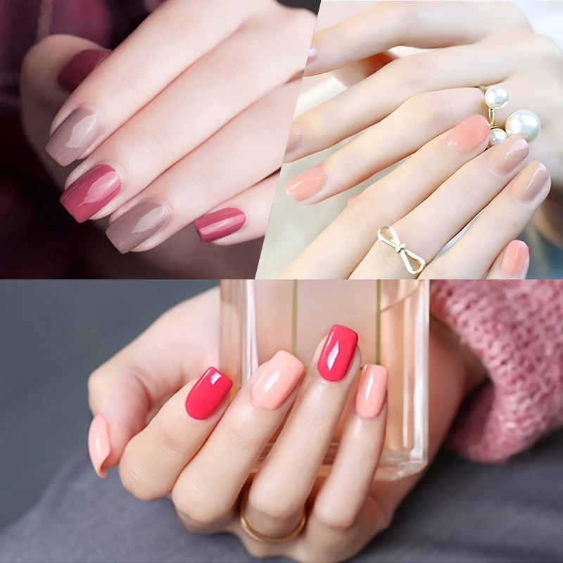 ROSALIND Gel nail polish 10ML Nude Series UV Hybrid gel Polish Set for paint Need top coat base nails Soak Off Varnish | Красота и