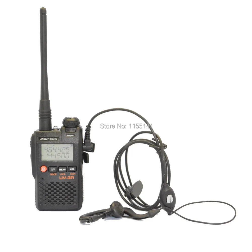 Новинка 2016, черная портативная рация BaoFeng UV-3R/400-470 МГц, двусторонняя радиосвязь, Бесплатная доставка + наушник
Новинка 2016, черная портативная рация BaoFeng UV-3R/400-470 МГц, двусторонняя радиосвязь, Бесплатная доставка + наушник